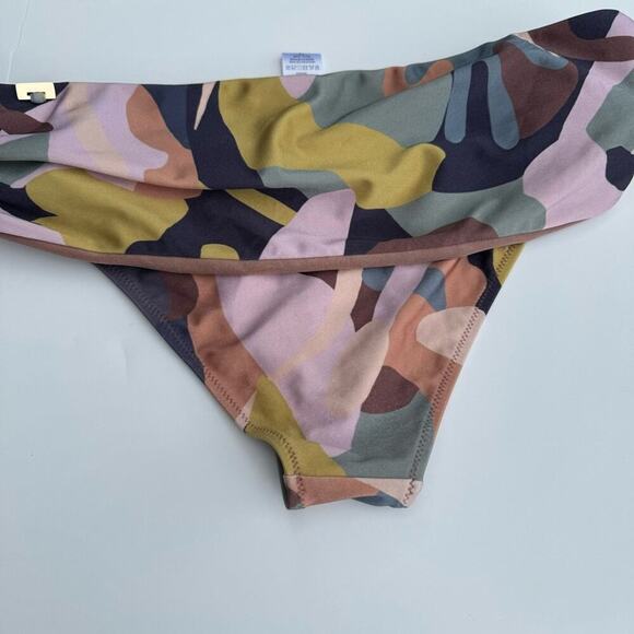 Zingara Sirocco size 12 multicolored bikini bottoms fold over style - Picture 8 of 8